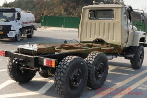 Dongfeng EQ2082 Six wheels off-road Chassis In Light Tan