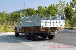 Dongfeng long head off-road ထရပ်ကား– 6*6 အားဖြည့်ထားသော လမ်းကြမ်းသယ်ယူပို့ဆောင်ရေးကိရိယာ – လမ်းကြမ်းထရပ်ကားအေးဂျင့် အကောက်ခွန်ရှင်းလင်းရေးထုတ်လုပ်သူ