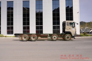Dongfeng 8*4 ကြမ်းပြင်ထရပ်ကားကိုယ်ထည်-Dongfeng Hercules 10 မီတာ အပြားလိုက်ထရပ်ကားကိုယ်ထည်- အထူးထရပ်ကားကိုယ်ထည်ကို တန်ချိန် 30 ပြောင်းလဲခြင်း
