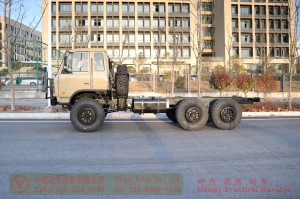 190hp Dongfeng 6WD EQ2102 Chassis–246 Off-road Special Chassis–6*6 Troop Carrier Export Manufacturer