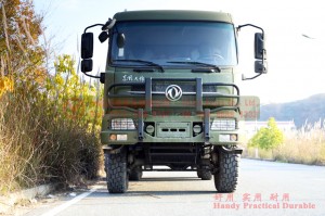 Dongfeng 6*6 EQ2140B Six Drive 6WD Off-road Flat Head ຫນຶ່ງແລະເຄິ່ງແຖວ