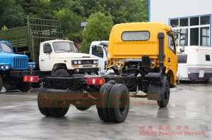 4×2 left/right rudder 160 HP small truck chassis for export-Small micro truck chassis conversion manufacturers-Dongfeng light truck chassis conversion