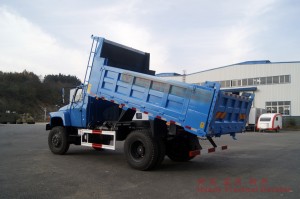 Four wheel drive long head EQ1093 dump truck