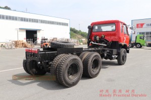 Dongfeng Six ຂັບ 153 Off-road Dump Chassis ລົດບັນທຸກ