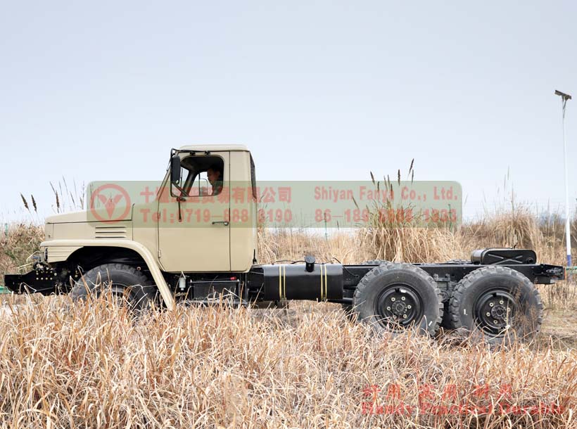 Dongfeng 6*6 Classic EQ2082 Off-road ລົດບັນທຸກພິເສດ Chassis II