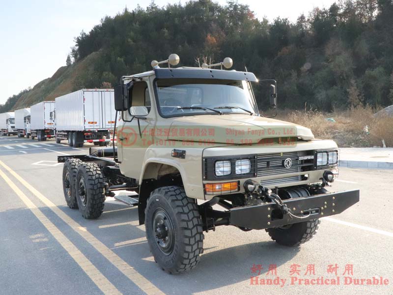 New Arrivals! Dongfeng EQ2082 Six Drive Chassis in Light Tan